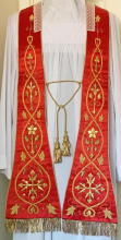 Red Preaching Stole